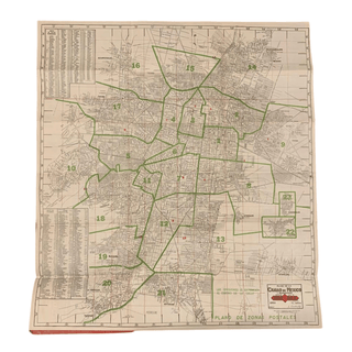 Item #6177 Plano de la Ciudad de Mexico y Delegaciones. Mexico City Map, Guia Roji
