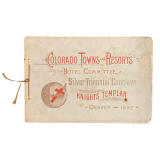 Item #6230 Colorado Towns and Resorts Issued by Hotel Committee Silver Triennial Conclave Knights...