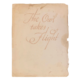 Item #6263 The Owl Takes Flight [Cover Title]. Bohemian Grove