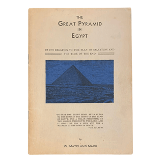 Item #6304 The Great Pyramid in Egypt: In It's Relation to the Plan of Salvation and the Time of...