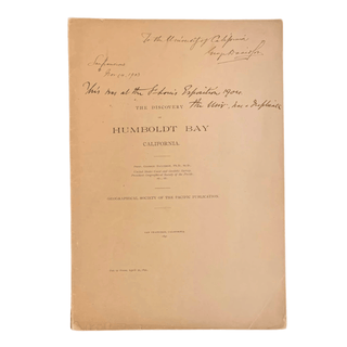 Item #6317 The Discovery of Humboldt Bay, California. George Davidson