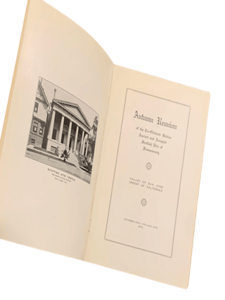 Autumn Reunion of the Co-Ordinate Bodies Ancient and Accepted Scottish Rite of Freemasonry