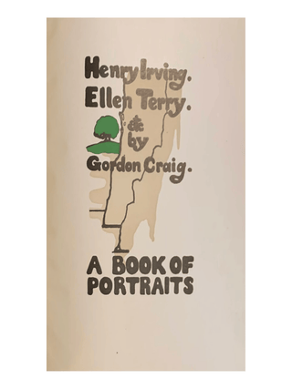 Henry Irving. Ellen Terry. etc. A Book of Portraits [With Typed Letter Signed from the Publisher to Ellen Terry and an ALS from Edward to his Sister, Edith]