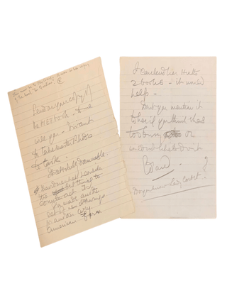 Henry Irving. Ellen Terry. etc. A Book of Portraits [With Typed Letter Signed from the Publisher to Ellen Terry and an ALS from Edward to his Sister, Edith]