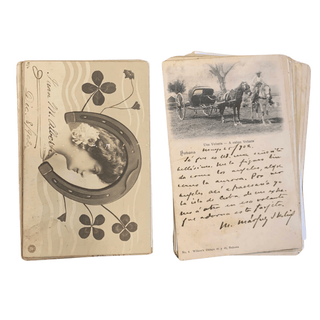 Collection of 36 Postcards Written by Cuba's Intelligentsia to an Enigmatic Lady in Havana