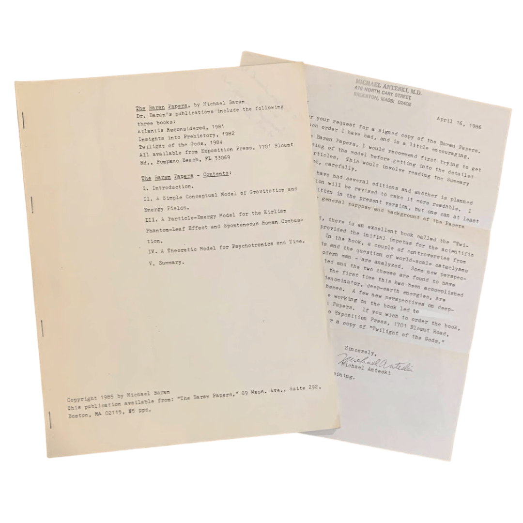 The Baran Papers | Spontaneous Combustion, Michael Baran ...