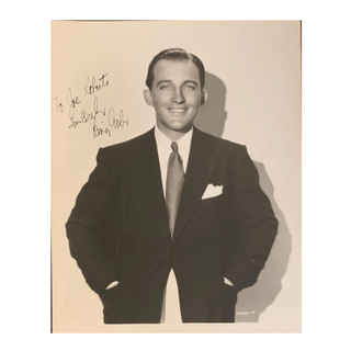 Item #6491 Signed Photograph Ca. 1932. Bing Crosby