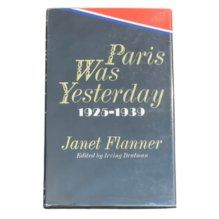 Item #6521 Paris Was Yesterday: 1925-1939. Janet Flanner