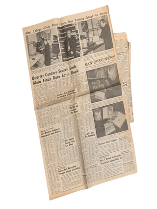 Photographic Archive Detailing the building of a Bindery at Alma College in Los Gatos, California