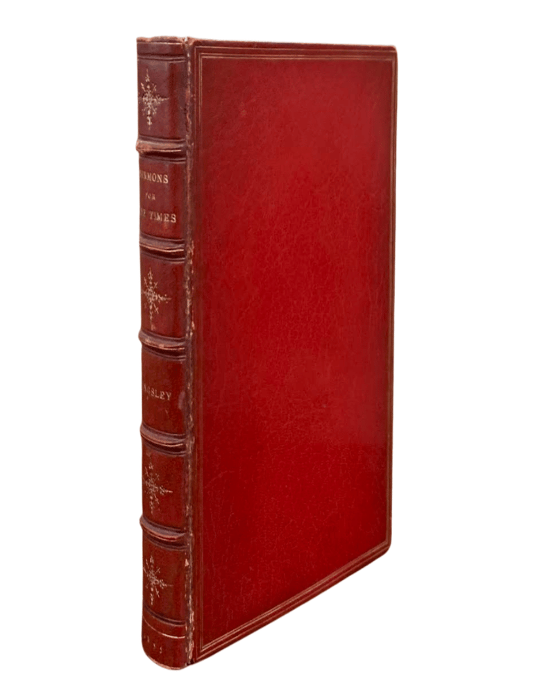 Sermons for the Times. Zaehnsdorf Binding, Charles Kingsley.