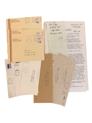Item #7045 Typescript Outline and Notes for The Jekyll Legacy [with] Archive of Correspondence...