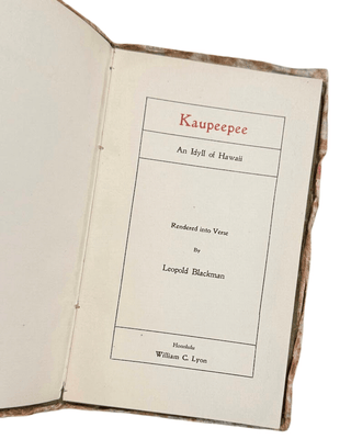 Kaupeepee: A Story of Old Hawaii