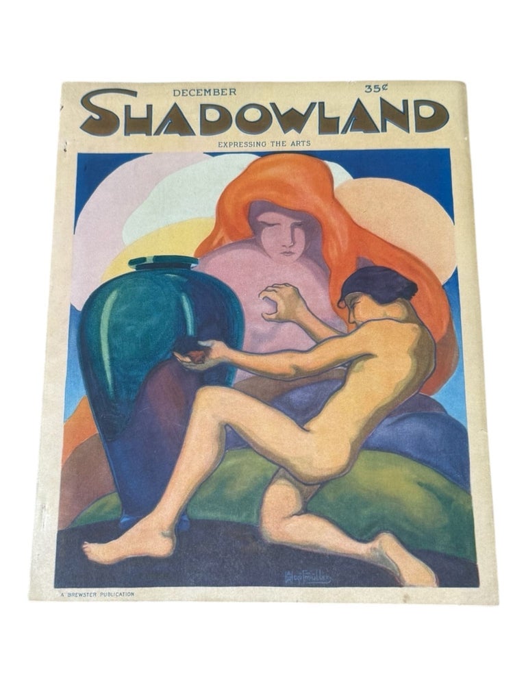 Item #8962 Shadowland The Magazine of Magazines Vol 7 No 4, December 1922. Art Deco, Eugene V. Brewster - ed.