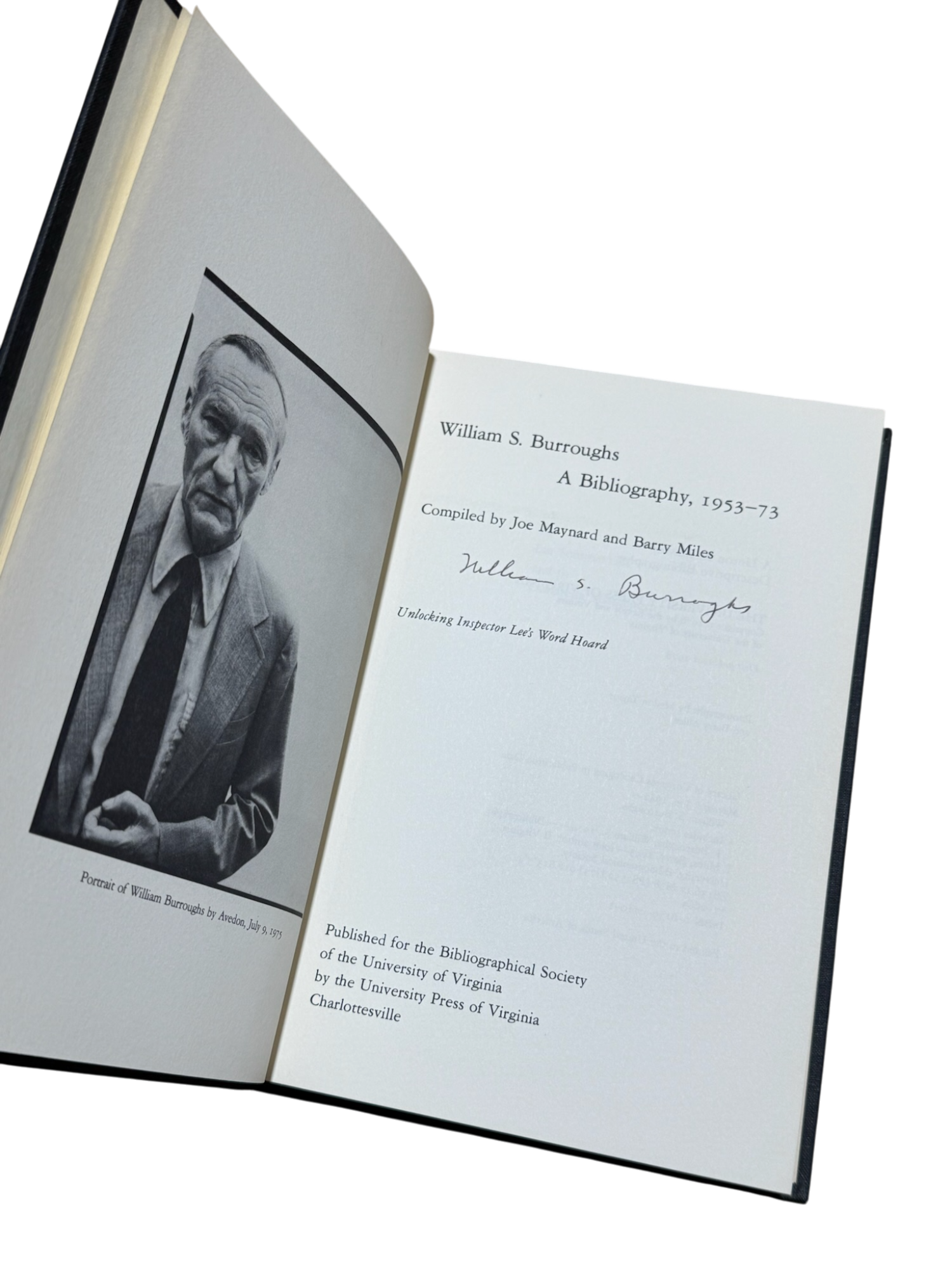 William S. Burroughs: A Bibliography, 1953-73 | Joe Maynard, Barry ...