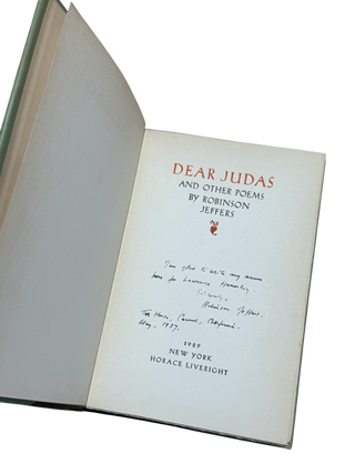 Dear Judas and Other Poems