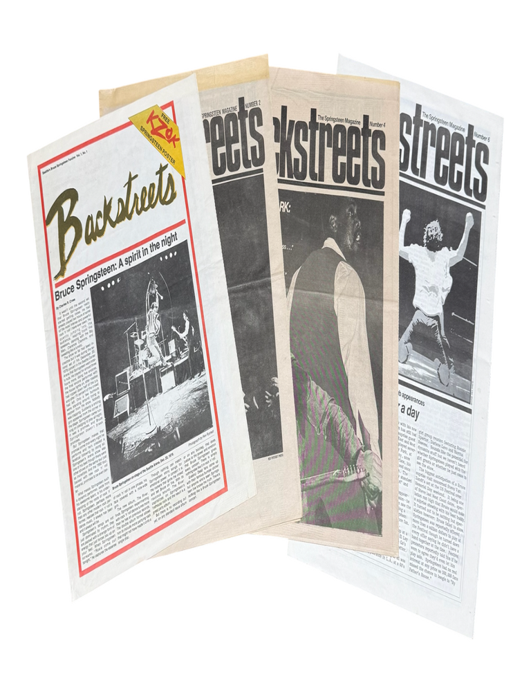 Backstreets: The Springsteen Magazine Nos. 1, 2, 4, and 6. Charles R. - ed Cross.