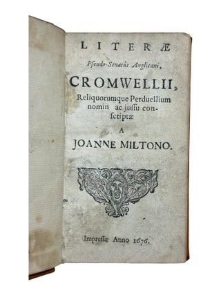 Literae Pseudo-Senatus Anglicani, Cromwellii, reliquorumque perduellium nomine ac jussu conscriptae