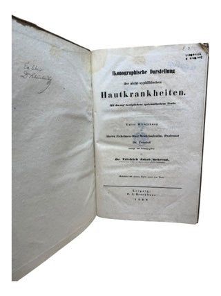 Ikonographische Darstellung der nicht-syphilitischen Hautkrankheiten. Mit darauf bez&uuml;glichem systematischem Texte.