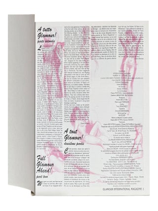 Glamour International Magazine Number 19, October 1992