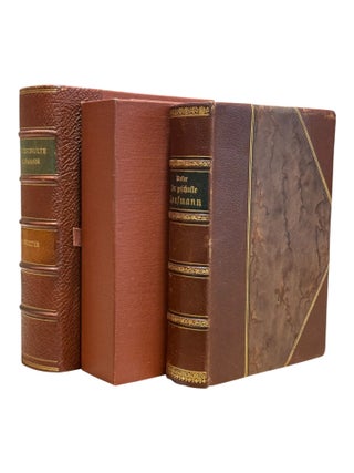 Item #9956 German Bookbinder's Sammelband of Commercial Self-Instruction Manuals with Manuscript...