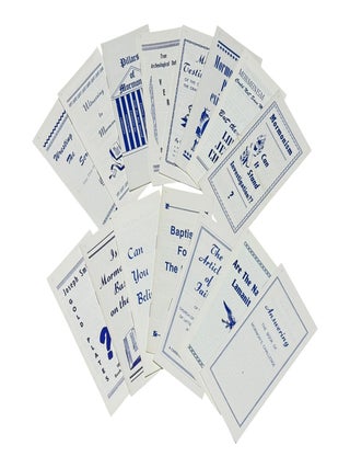 Archive of 15 Anti-Mormon Tract Pamphlets. Utah Christian Tract Society.