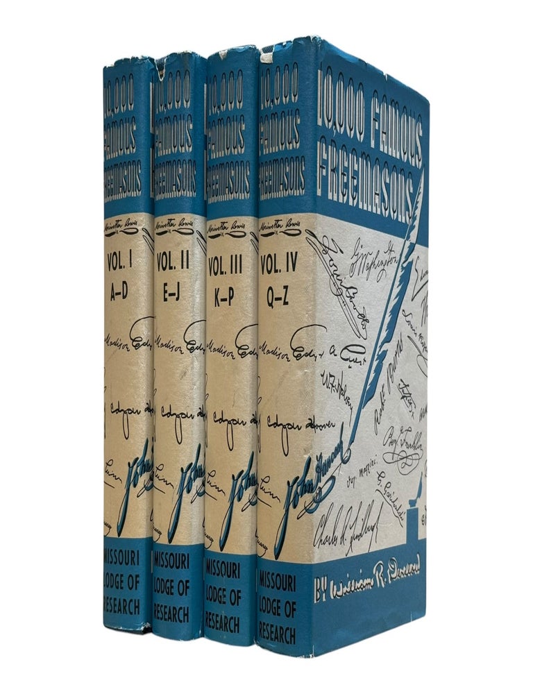 Transactions of the Missouri Lodge of Research Volume No. 14, 1957: 10,000 Famous Freemasons. Harry S. Truman, WIlliam R. Denslow.